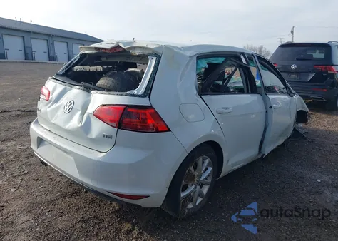 2015 Volkswagen Golf Tdi S 4-Door из США, поврежденный, VIN 3VW2A7AU2FM047369